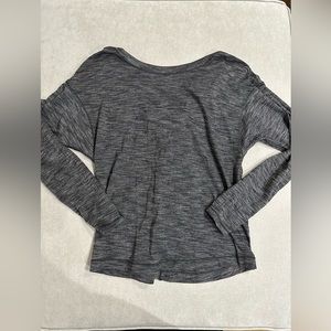 Lululemon tie back long sleeve tee!